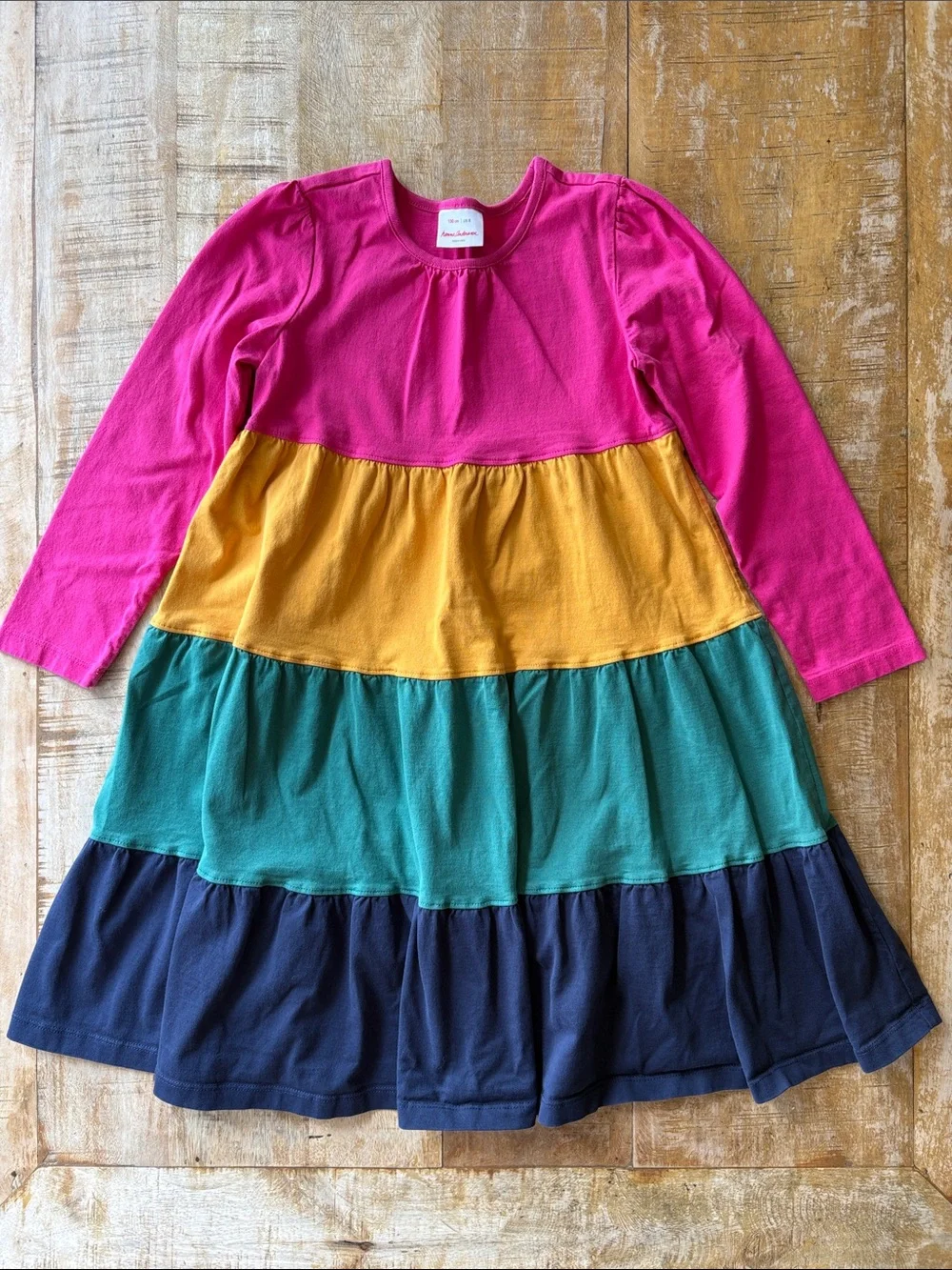 Hanna Andersson Long Sleeve Dress for Girls size 8